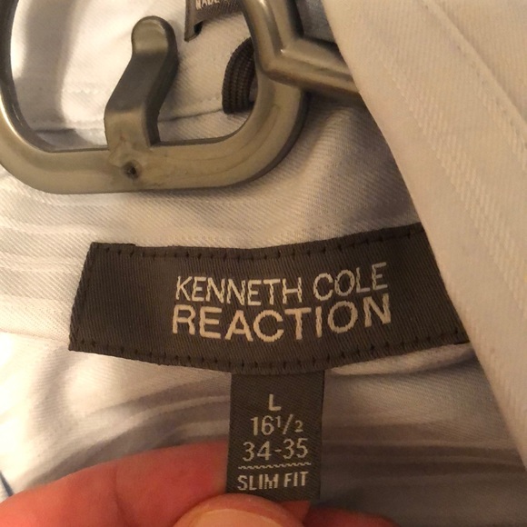 Light blue, slim fit dress shirt - Picture 2 of 2